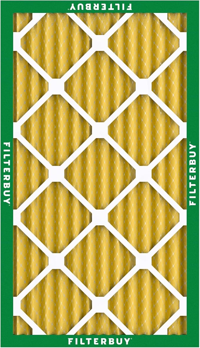 Filterbuy 20x36x2 Air Filter MERV 11 (MPR 1200) Allergen Defense Replacement (1-Pack), Electrostatic Pleated HVAC AC Furnace Filters, Made in USA (Actual Size: 19.50 x 35.50 x 1.75)