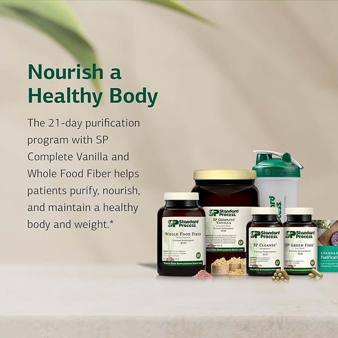 Standard Process Purification Kit with SP Complete & Whole-Food Fiber - Detox & Liver Support - Whole Food-Based Fiber Kit for Maintaining a Healthy Body - 21-Day Program - Vanilla