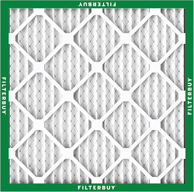 Filterbuy 8x8x1 Air Filter MERV 8 (MPR 700) Dust Defense Replacement (1-Pack), Electrostatic Pleated HVAC AC Furnace Filters, Made in USA (Actual Size: 8.00 x 8.00 x 0.75)