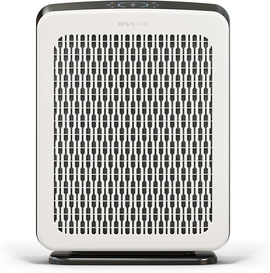 EP-300 EnviPure HEPA Air Purifier – Large Room Air Purifier Covers Up to 2200 Sq Ft, Removes Pollen, Dust, Smoke, Pet Hair, Odors & More - Real Time Smart TrueFilter IQ™ HEPA Filter Life Monitoring