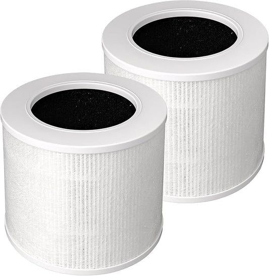 TOMORAL Core Mini Replacement Filter for LEVOIT Core Mini Air Purifier - 3-in-1 Efficiency Filter, Activated Carbon, Replace Core Mini-RF, 2 Packs