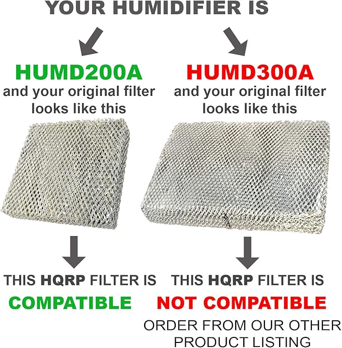 HQRP Water Filter Compatible with Carrier HUMCCSBP2212, HUMCCSBP2312, HUMCCSBP2412, HUMCASBP2312, HUMCASBP2412, HUMCASBP2414 Humidifiers, P110-1045 Replacement