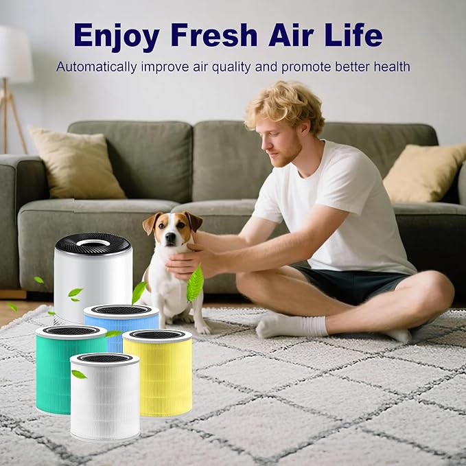 Core 400S Replacement Filter for LEVOIT Core 400S and Core 400S-P Smart WiFi Air Purifier, 3-in-1 H13 True HEPA Activated Carbon Filter, Core 400S-RF (LRF-C401S-WUS), White, 2 Pack