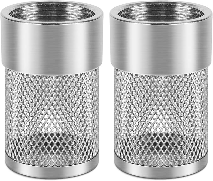 Garden Hose Strainer - 25MM Inlet Suction Strainer Mesh Filter Compatible with Livewell Pump Hose Water Filter for Irrigation Garden High Pressure Washer - 2 Pack