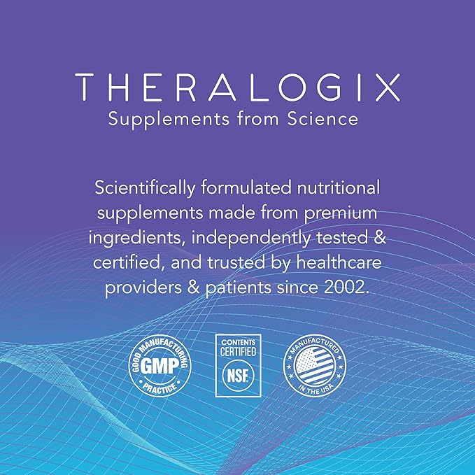 Theralogix Berberine Enhanced Absorption - 90-Day Supply - Made with Berberine Phytosome to Help Support Healthy Metabolism & Hormone Balance* - NSF Certified - 90 Capsules