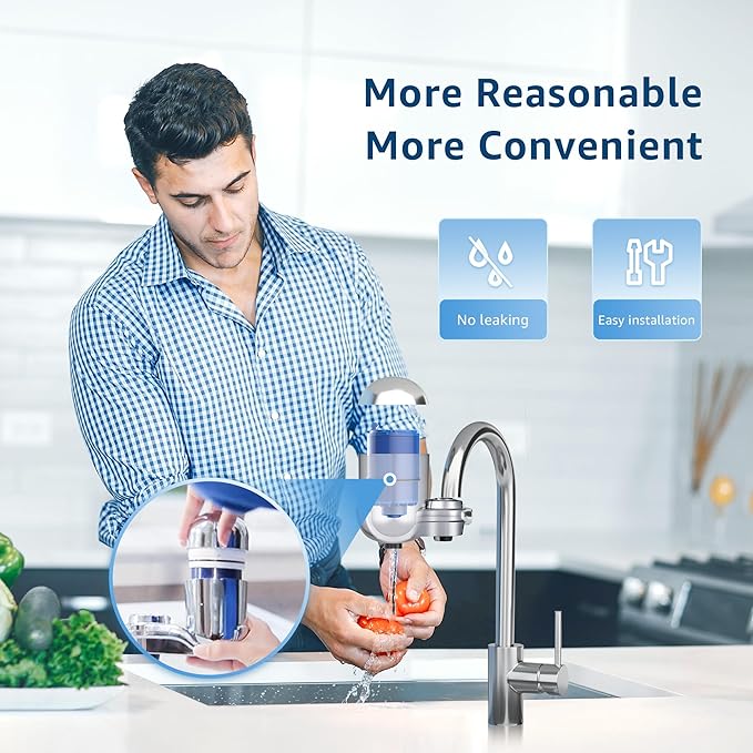 Maxblue NSF Certified Water Filter, Replacement for Pur® RF9999® Faucet Water Filter, Pur® PLUS Faucet Model FM-2500V, Pur-0A1, FM-3700, PFM150W, PFM400H, PFM450S (Pack of 3),MB-C08A