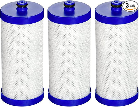 EcoAqua WF1CB Refrigerator water Filter, Replacement for WF1CB, WFCB®, RG100, WF284, NGRG2000, 469910, 9910, Pack of 3
