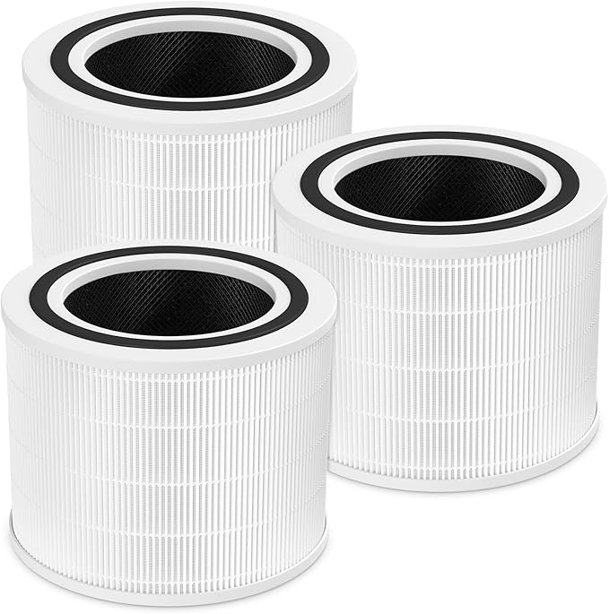 Core 200S Replacement Filter for LEVOIT Core 200S Smart WiFi Air PuriFier, 3-in-1 HEPA Filtration High-Efficiency Activated Carbon Pre-Filter, Core 200S-RF, 3 Pack