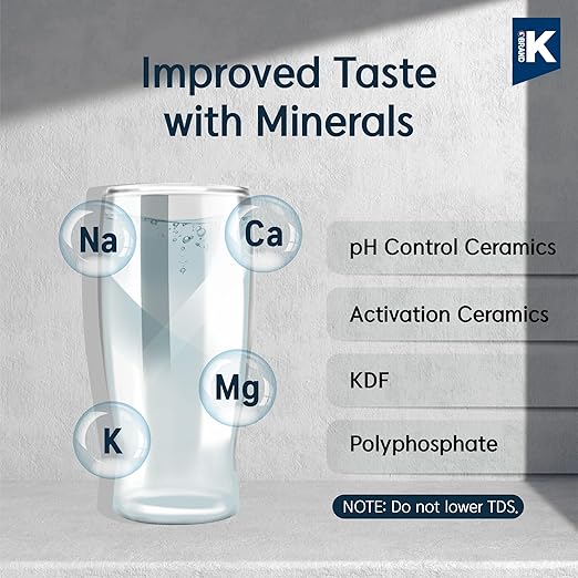 Pureal Hybrid Home PPU-1000K Under Sink Water Filter System, 10K Gallons, NSF/ANSI 42&372, Mineral Sediment Carbon Block KDF Polyphosphate Filter for Scale & Lead & Chlorine