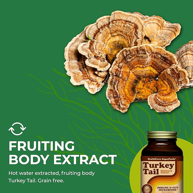 HealthForce SuperFoods Turkey Tail - Powder - 65 Grams