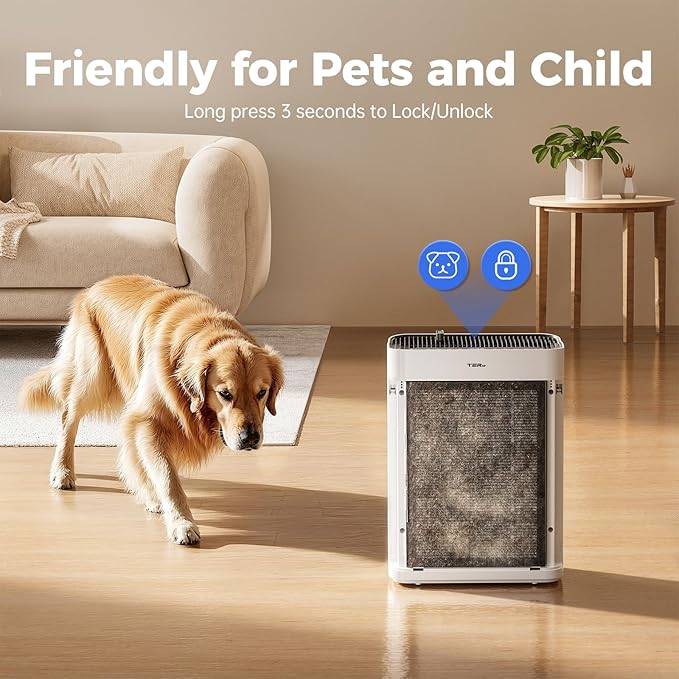 Air Purifier for Home Large Room Bedroom Up to 3000 Sq Ft with Washable Filters
