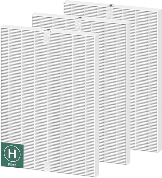 5500-2 Air Purifier Filter Replacement for Winix Plasmawave Air Purifier 5500-2 5300-2 6300-2 C535 AM80 AM90,3 Pack H13 Grade True HEPA Filter,Replace 116130 Filter H