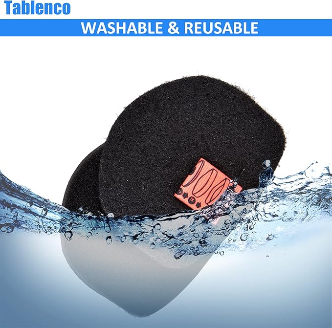 for Shark Cordless Handheld Vacuum UltraCyclone Pet Pro Plus Replacement Foam Felt Filters, Compatible with Shark CH901 CH950 CH951 CH951C CH900WM XL Dust Cup Filter, Part #XFTRCH900 2 Pack