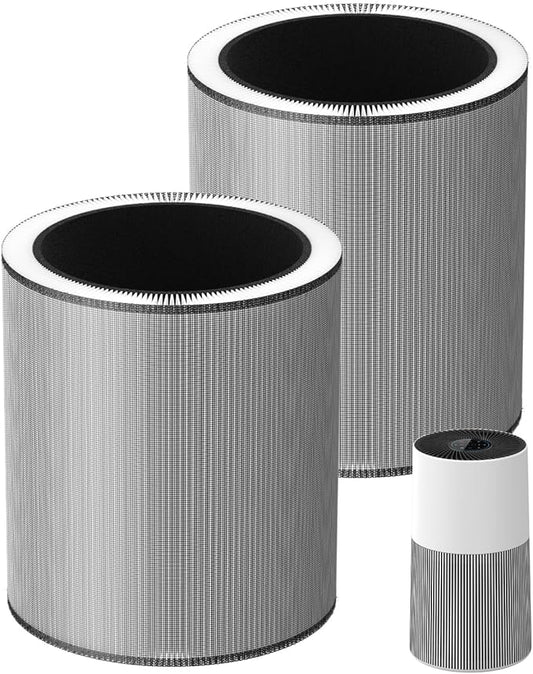iSingo C610 Replacement Filter Z Compatible with Winix C610 Air Purifier, 3 in 1 HEPA Filter with Activated Carbon and Pre-Filter, Compares to Part # 1712-0121-00, 2 Pack