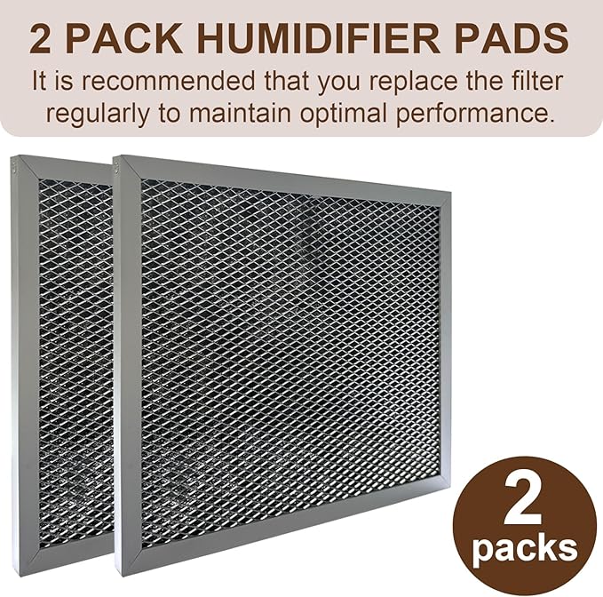 2 Pack MERV-1 Filter Replacement for ALORAIR Galaxy 60, 60P, 85P Dehumidifiers, Compatible with Guardian 60, 60P, 85P Dehumidifiers, Used for Crawlspace, Commercial, Basements Dehumidifier