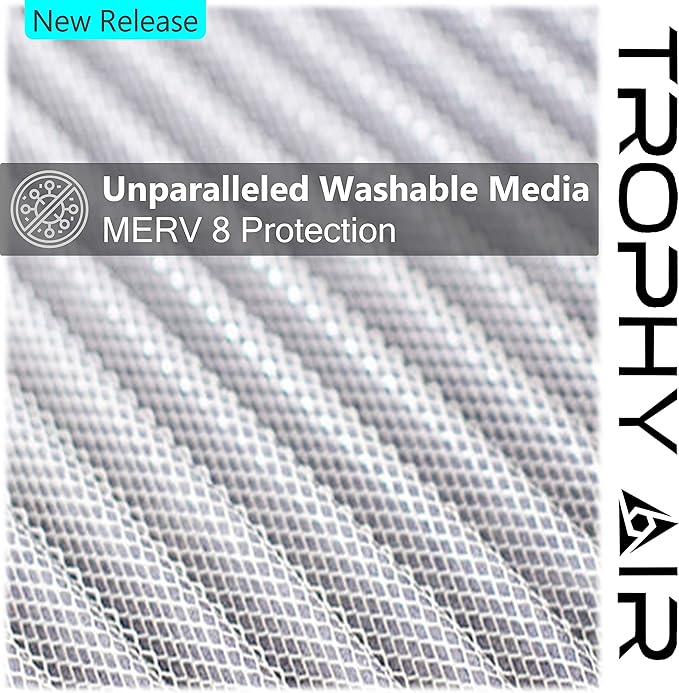 | Merv 8 | Washable Furnace Filter | Lifetime HVAC & Furnace Air Filter | Washable Electrostatic | High Dust Holding Capacity | Premium Quality Aluminum | 20x25x1