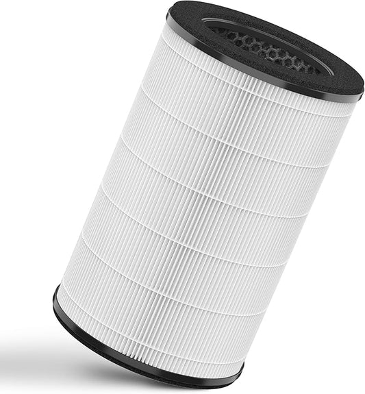 [UPGRADED] AP-T45 AP-T40FL Replacement Filter Compatible with 1461901 HoMedics Filter Replacement AP-T45 AP-T40 AP-T40WT AP-T45WT w/Premium H13 HEPA & High-Efficient Carbon, 1-Pack