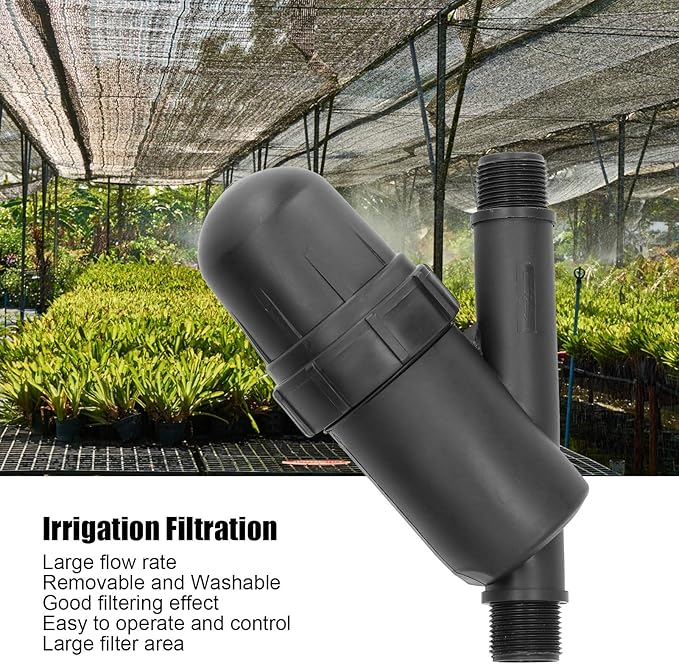 3/4 Disc Filter Stacked Filter MicroSpray Drip Irrigation Removable Washable Agricultural Water Purification Drip Irrigation Kits Equipment