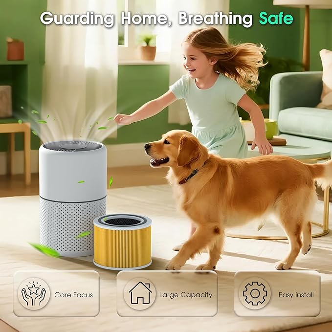 Core 300 Pet Care Replacement Filter for LEVOIT Core 300S and Core 300-P Air Purifier, 3-in-1 H13 True HEPA Filter Replacement, Compared to Part # Core 300-RF-PA，Pack of 2