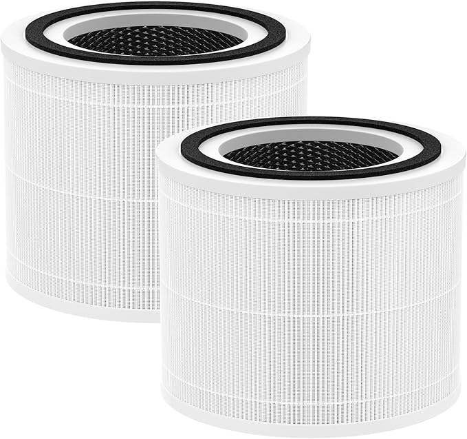 240 HEPA Replacement Filter Compatible with Puroair 240 Air Purifier, 3 in 1 Grade Filtration HEPA with Activated Carbon for 99.97% Air Pollutants Home Room, 240 Replacement Filter, 2 Pack