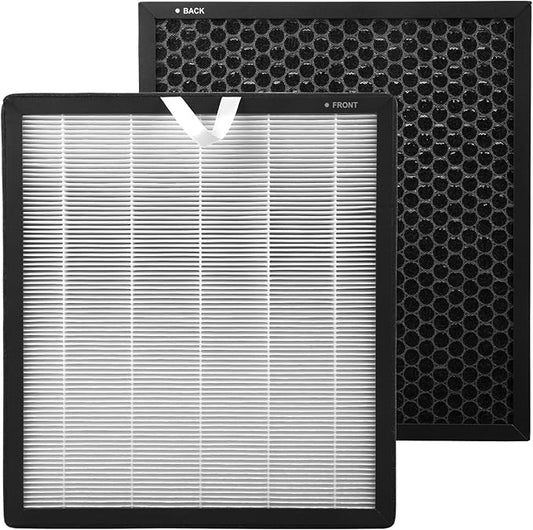 Vital 100S HEPA Air Purifier Filter Replacement, Compatible with LEVOIT Vital 100S and Vital 100S-P Air Purifier, Vital 100S-RF, LRF-V102-WUS, 2-in-1 High-Efficiency Activated Carbon, 2 Pack