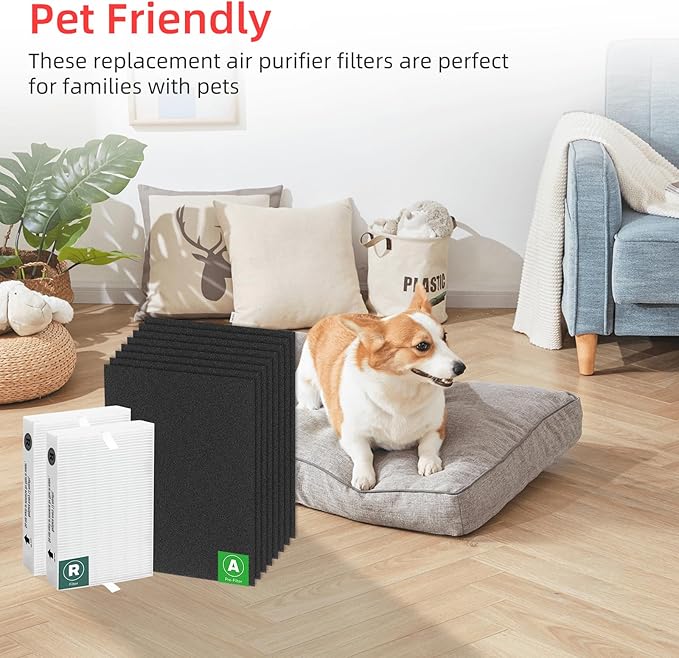 APPLIANCEMATES HPA100 HEPA Filter Replacement for Honeywell HPA100 HRF-ARVP100 HPA094 Series Air Purifiers, HPA101, HPA104, HPA105, HPA106, HPA3100, HPA5100 and HPA5150