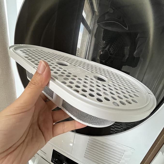 W10828351 Upgraded Clothes Dryer Lint Filter And Cover Dryer Lint Screen With Case Cover Compatible With Whirlpool Kenmore Dryer/Washer,Replaces 8531964 8531967 AP5985829