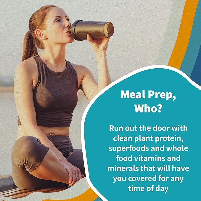 Tasty Organic Lightly Sweet Meal Replacement Shake Vegan - Garden of Life 20g Complete Plant Based Protein, Greens, Rice Protein, Pro & Prebiotics for Easy Digestion, Non-GMO Gluten-Free, 1.2 LB
