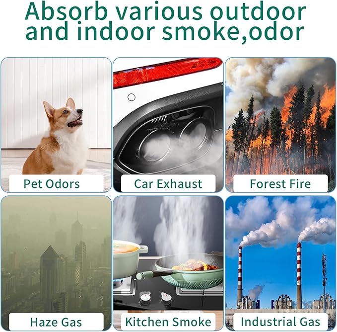 2 Pack Core Mini Replacement Filter Compatible with LEVOIT Core Mini Air Purifier, 3-in-1 H13 True HEPA Filter with Activated Carbon (White)