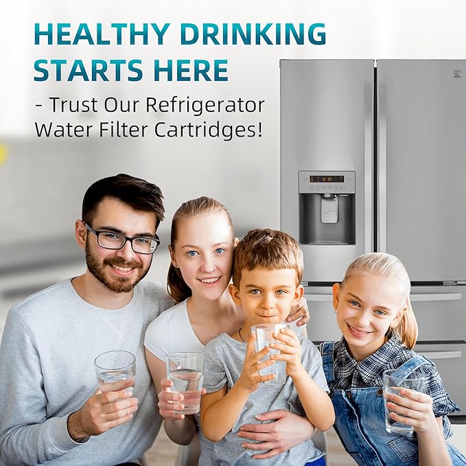 DA97-17376B Replacement For Samsung Water Filter HAF-QIN/EXP, Fit rs27t5200sr rs22t5201sr rf27t5201sr rf28r7201sr rf30bb6600qlaa rf32cg5400sr, Bespoke Water Filter 4-Pack