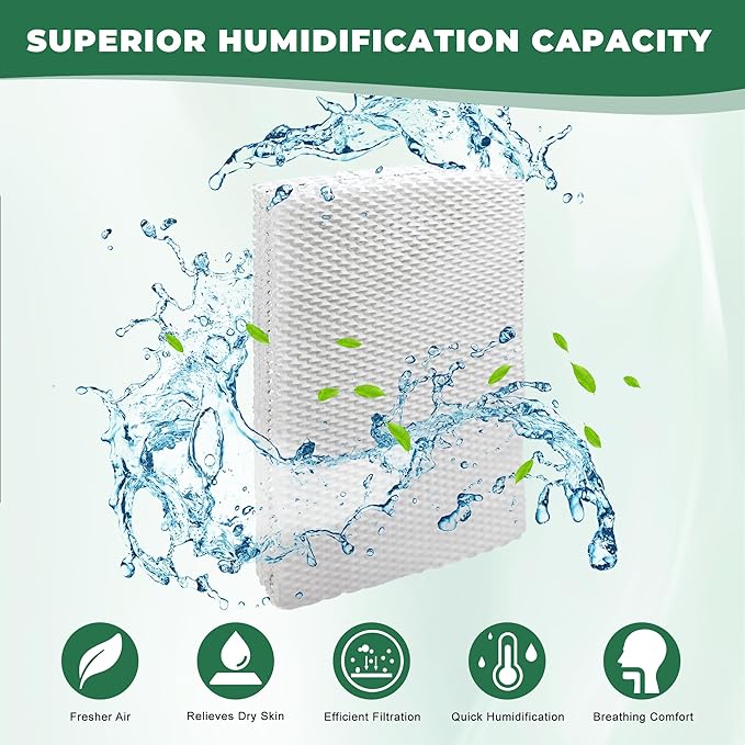35 Water Panel Humidifier Filter Replacement for Apr Ilaire 600/700 Series – Reinforced Aluminum Mesh,Compatible with 300/350/560/760A – Model #35 Evaporator Pad for Whole House Humidifiers
