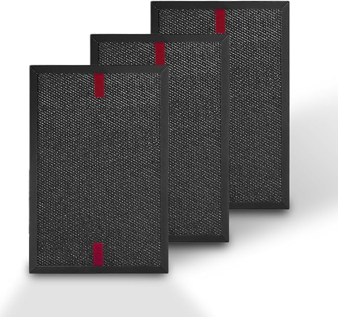 HRFSC1 Replacement Filter S 3 Pack Compatible with Honey-well HPA3000 PowerPlus Air Purifier and HPA5000 Insight Series Air Purifiers HRFSC1 Activated Carbon Filter