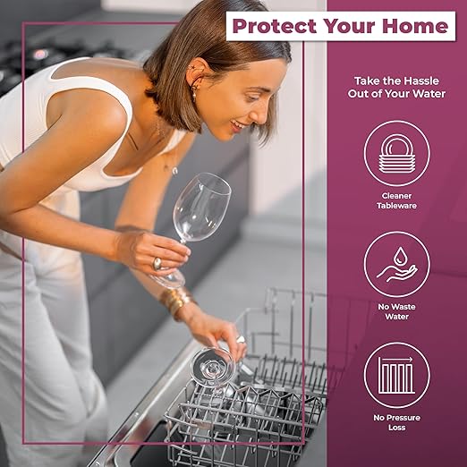 Rotek Water Systems Whole House Water Filtration System, 3-Stage Water Filter System, PHO, KDF, ACB, Clean Water, Polyphosphate Anti-Scale, Carbon Block, & Heavy Metal Filter, 20 Inch