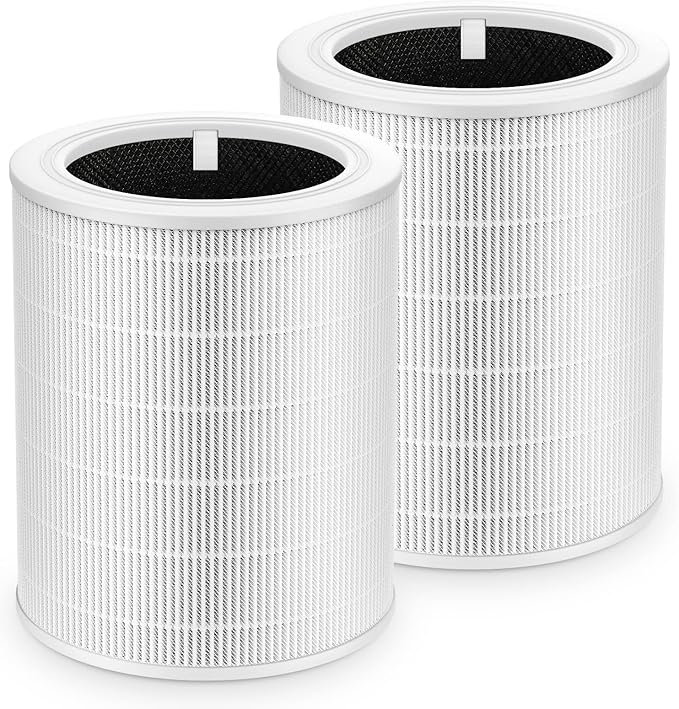 Core 600S Replacement Filter for LEVOIT Core 600S-P Smart Air Purifier, Core600S-RF, 3-in-1 HEPA Activated Carbon Filter for Home Large Room, 2 Pack