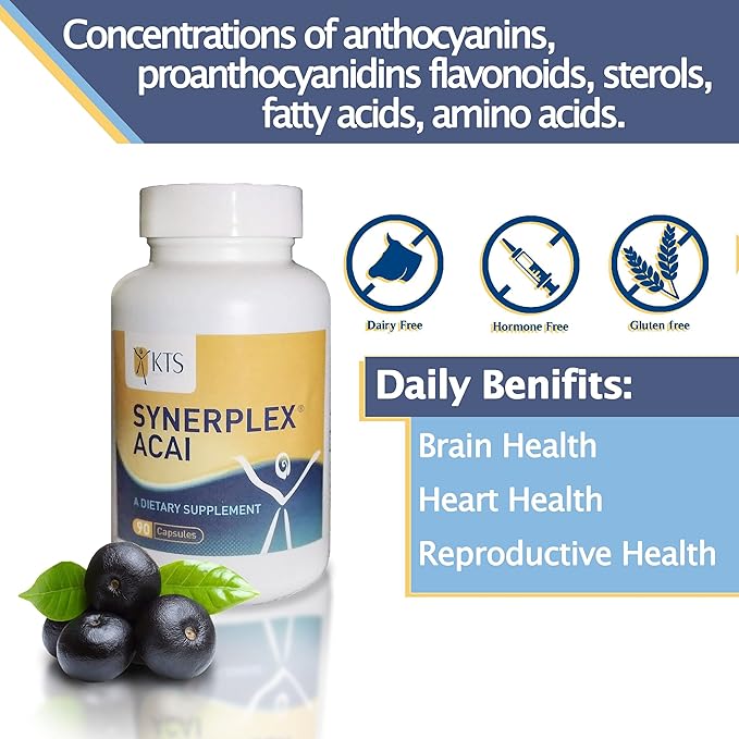 Acai Capsules – All Natural Superfood Supplement for Overall Health - Support Berry Supplement