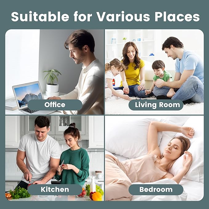 HPA300 HEPA Air Purifier Filter R for Honeywell Air Purifier HPA100/200/300 and 5000 Series, True HEPA Filter Compatible with Honeywell R Filter HRF-R3, HRF-R2, HRF-R1, 6 Pack