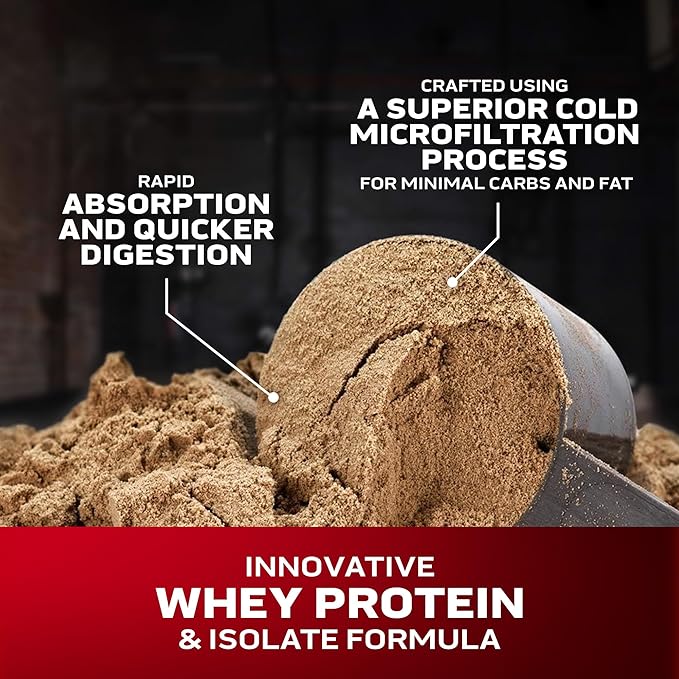 Muscletech Whey Protein Powder (Double Rich Chocolate, 8LB) - Nitro-Tech Whey Protein Isolate Smoothie Mix for Lean Muscle & Recovery - 24g of Whey Gold Protein for Women & Men - Packaging May Vary