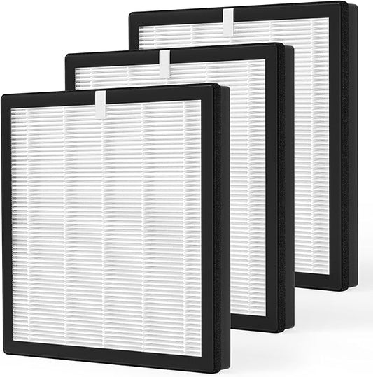 3 Pack G3 Air Purifier Replacement Filter for AMEIFU, Compatible with AMEIFU G3 (Sferf-30) Air Purifier, VEWIOR A3 Air Purifier and Tailulu HQZZ-260, 3-in-1 H13 True HEPA Air Cleaner Filter