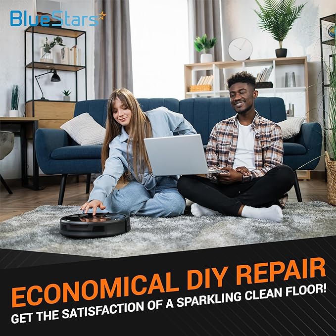 BlueStars Ultra-Durable Replacement Accessories Parts Kit For ILIFE V3 V3s V5s V5s pro Robot Vacuum Cleaner | 1 Primary Filter 3 HEPA Filters 6 Side Brushes