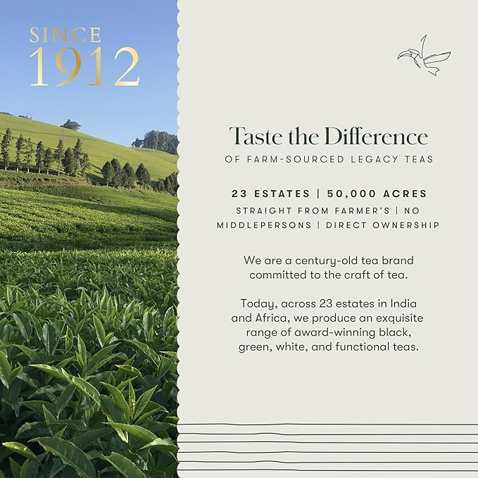 Luxmi Estates Tokyo Green Organic Green Tea (50 Tea Bags) Tea Bags For Relaxing, Calming, and Stress Relief, With Certified Organic Darjeeling Makaibari Green Tea