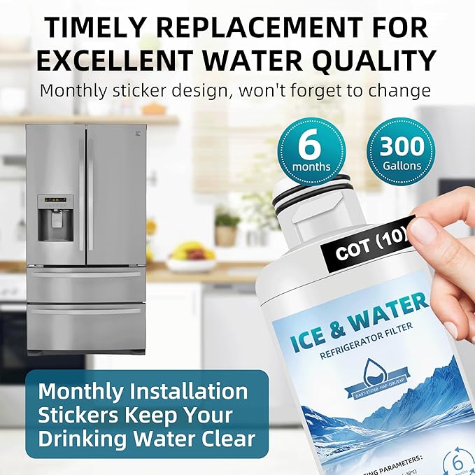 DA97-17376B Replacement For Samsung Water Filter HAF-QIN/EXP, Fit rs27t5200sr rs22t5201sr rf27t5201sr rf28r7201sr rf30bb6600qlaa rf32cg5400sr, Bespoke Water Filter 4-Pack