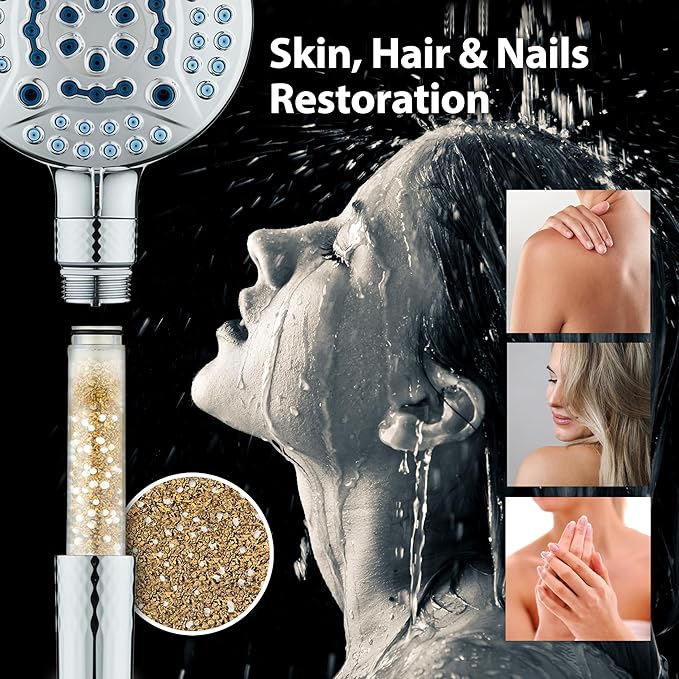 AquaCare 2-pack American KDF Pure Stay-Clean Shower Filter Replacement Cartridge for World's Most Advanced Handheld Shower Heads with Built-in Water Filter and 2-mode Power Wash - Top American Brand