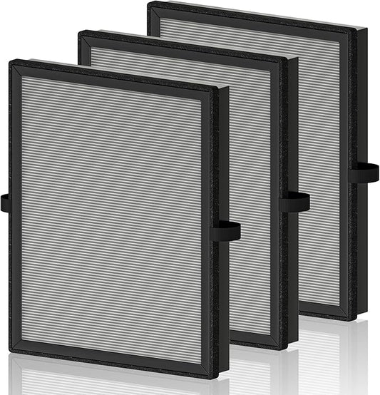 MK04 Air Filter Replacement for Aroeve MK04 MG04JH Air Purifier, PETOX 4-in-1 H13 True HEPA High-Efficiency Activated Carbon Filter, Smoke Remover Version (3 Pack)