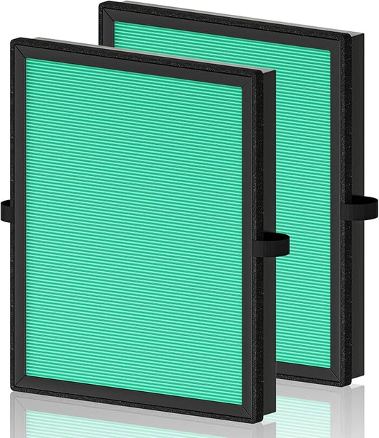 MK04 Air Filter Replacement for Aroeve MK04 MG04JH Air Purifier, 4-in-1 H13 True HEPA High-Efficiency Activated Carbon Filter, Standard Version (2 Pack)
