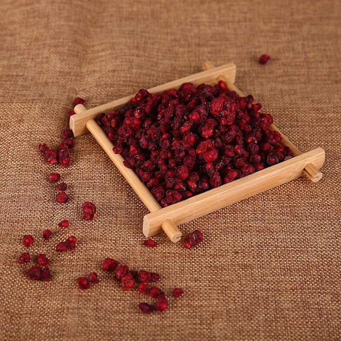 Wananfu Schisandra Berry Dried 4oz, Schizandra Berries for Tea, Wuweizi (北五味子)