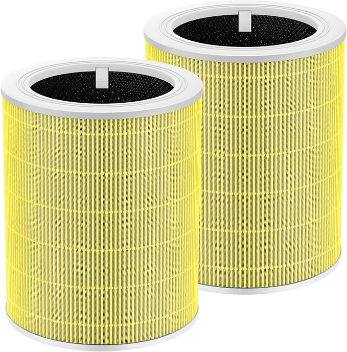 Core 600s Pet Replacement Filter Compatible with LEVOIT Core 600S Air Purifier, 3-in-1 Filtration Filter and Activated Carbon 600s Filters, Core 600S-P, Core 600S-RF-PA, 2 Pack