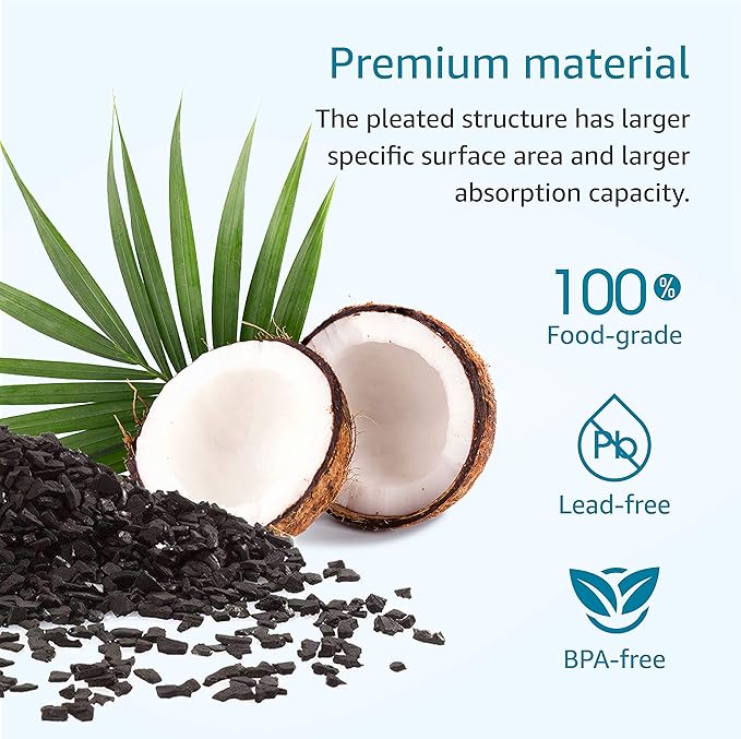 AQUA CREST AP117 Whole House Water Filter, Replacement for 3M® Aqua-Pure AP117, Whirlpool® WHKF-GAC, Pack of 4