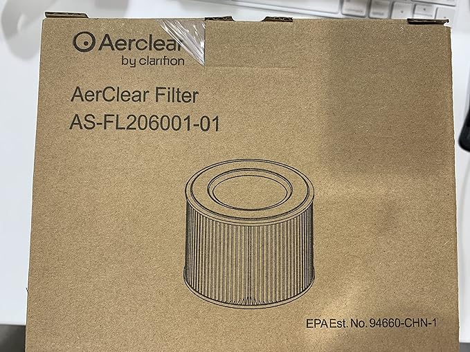 Clarifion AerClear Air Purifier Replacement Filter - Triple Filtration (Pre-Filter, HEPA Filter and Activated Charcoal Filter)
