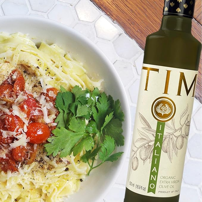 Entimio Italiano +500 mg/kg Polyphenol Rich Organic Drinking Extra Virgin Olive Oil, New 2024-2025 Harvest Italian evoo from Italy, 2025 Gold Winner, Cold Extracted, Clean Cooking and Finishing Use