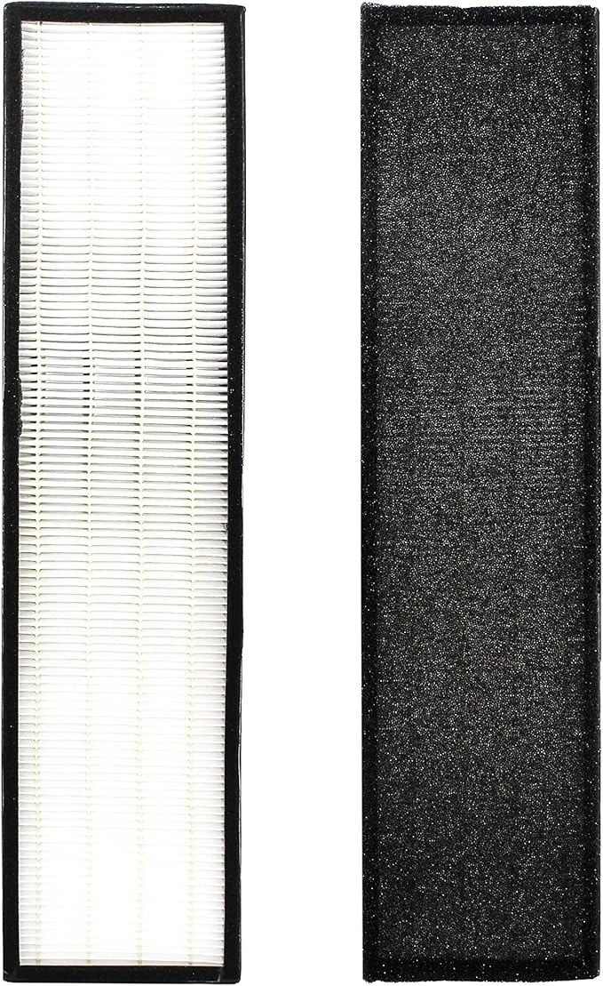 2 True HEPA Filters “Filter B” FLT4825 | Compatible with GermGuardian AC4825, AC4300, AC4900, AC4850 & AC4800 Series Air Purifiers by LifeSupplyUSA